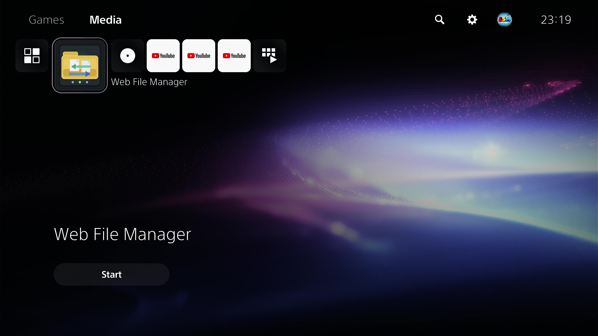 PS5 Web File Manager screenshot 1