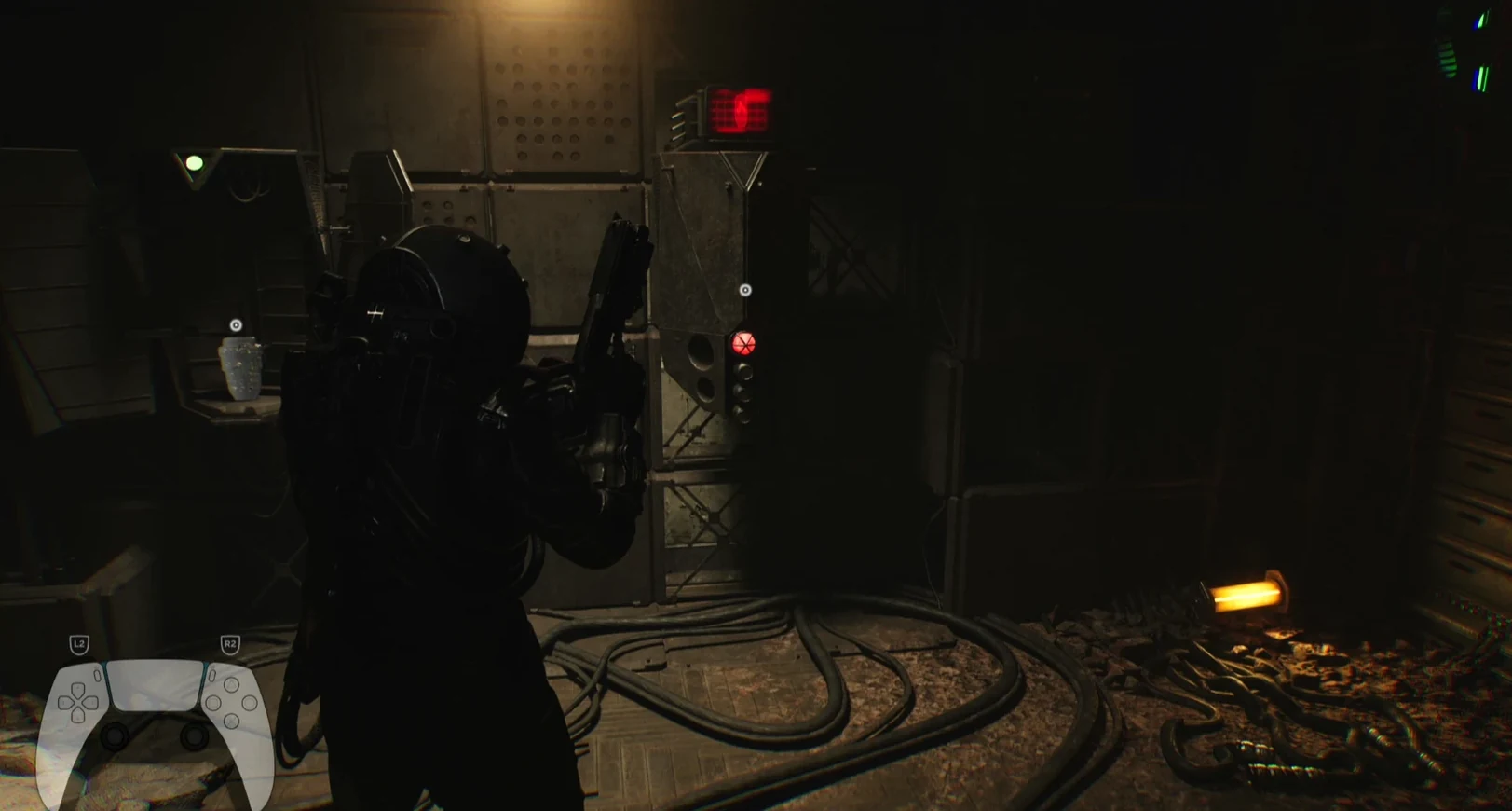 The DualSense overlay during gameplay